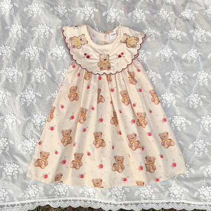 Summer Arrival Baby Girls Sleeveless Vintage Animals Cartoon Pattern Dress, MyKids-USA®, Baby & Children's Dresses, MyKids-USA -  -  -  -  -  -  - .