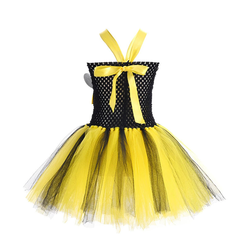Arrival Bee Shape Tulle Dress – Halloween Design Party Performance Costume Set, MyKids-USA®, Costume Dresses, MyKids-USA -  -  -  -  -  -  - .