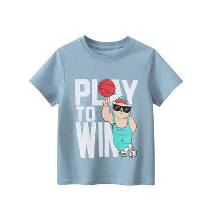Baby Boy Cartoon Various Style Summer Quality T-Shirt