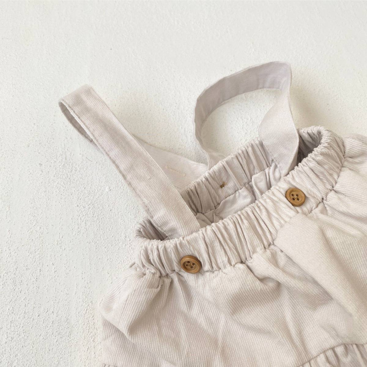 MyKids-USA® Autumn Arrival Baby Girls Sleeveless Solid Color Overalls Skirt