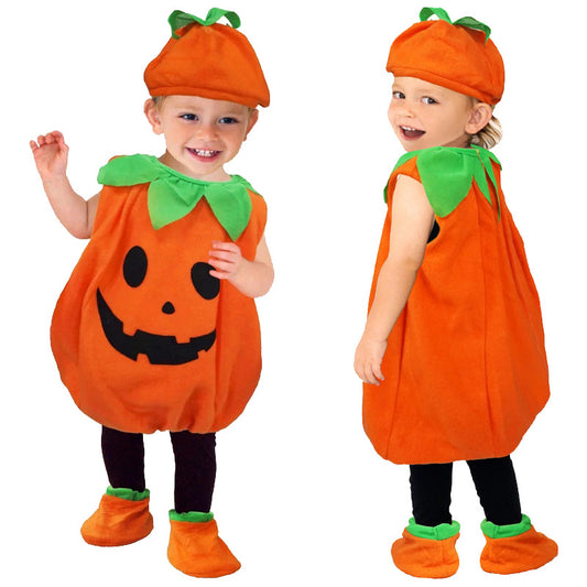 Baby Halloween Pumpkin Clothes Cosplay Costume Sets