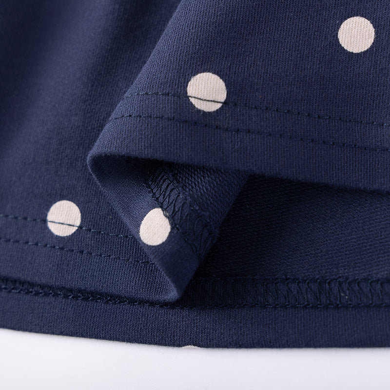 Autumn and Spring Arrival Unicorn Cartoon and Dots Pattern Long Sleeves Dress for Stylish Girls, MyKids-USA®, Baby & Toddler Dresses, MyKids-USA -  -  -  -  -  -  - 