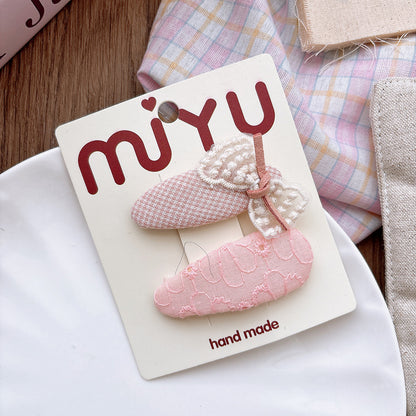 Collection of 2 Pink Versatile Hair Clips, MyKids-USA®, Hair Pins, Claws & Clips, MyKids-USA - Size/Age - Average Size (0-12Y） - Color - Khaki -  -  - TR2601061138-D.