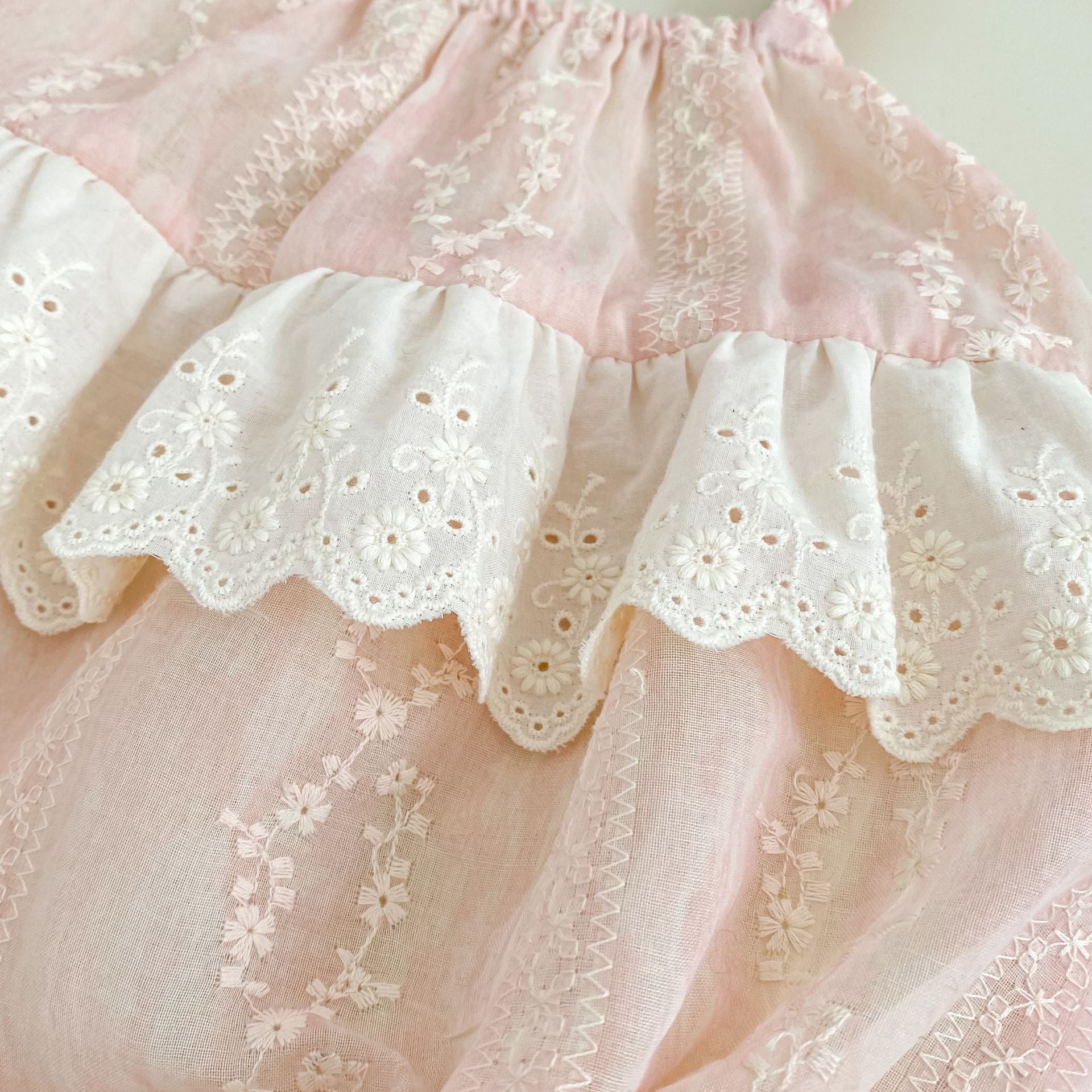 Summer Arrival Baby Girls Sleeveless Flowers Embroidered Pattern Bodysuit, MyKids-USA®, Baby & Children's One-Pieces, MyKids-USA -  -  -  -  -  -  - .