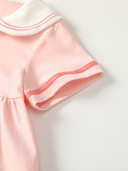 Summer Arrival Short Sleeves Preppy Dress for Stylish Girls, MyKids-USA®, Baby & Children's Dresses, MyKids-USA -  -  -  -  -  -  - .