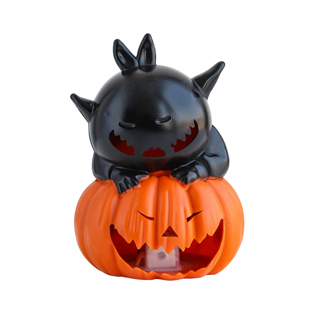 Halloween Pumpkin Lantern Decoration – Electronic Candle Night Light with Black Cat, MyKids-USA®, Seasonal & Holiday Decorations, MyKids-USA -  -  -  -  -  -  - .