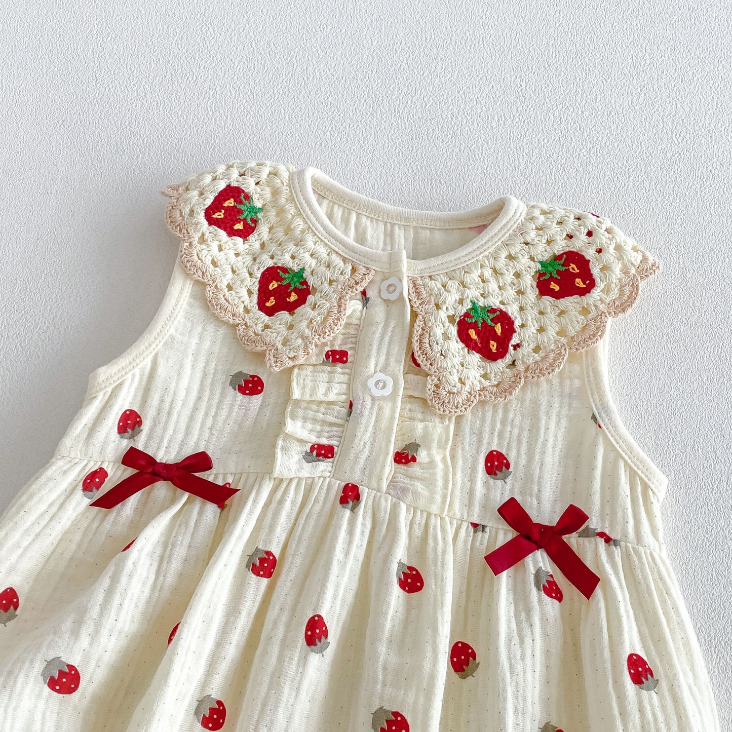 Arrival Summer Baby Kids Girls Sleeveless Fruits Pattern Bodysuit