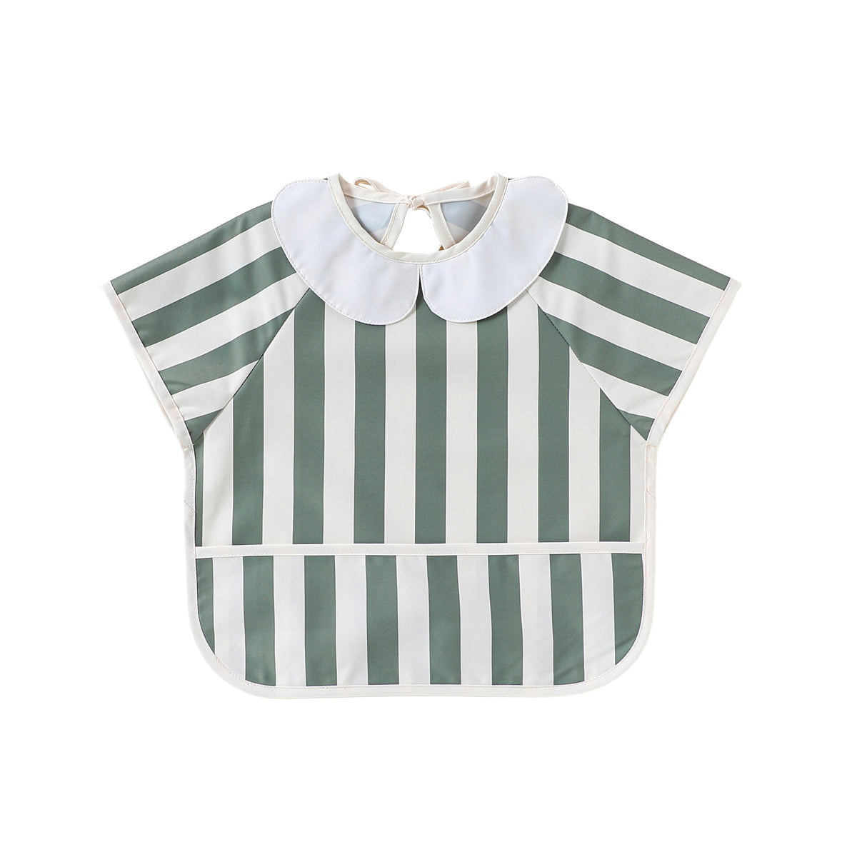 MyKids-USA® Unisex Baby Waterproof Bib Apron with Collar