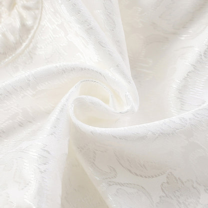 Summer Arrival Solid Color Flowers Pattern Short Sleeves Dress with Ruffle Neck for Stylish Girls, MyKids-USA®, Baby & Toddler Dresses, MyKids-USA -  -  -  -  -  -  - 