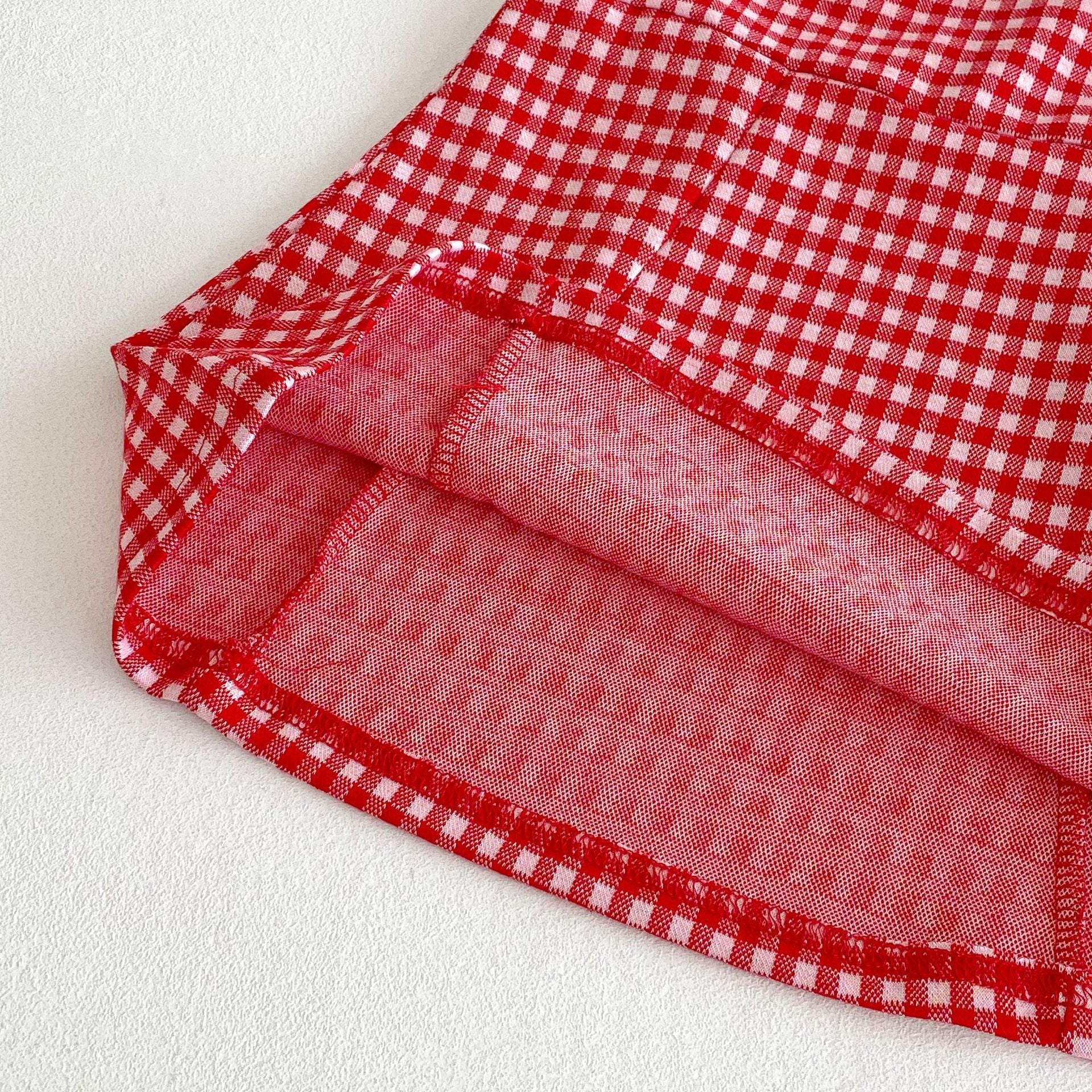 Summer Arrival Baby Girls Cute Plaid Pattern Sleeveless Strap Dress, MyKids-USA®, Baby & Toddler Dresses, MyKids-USA -  -  -  -  -  -  - 