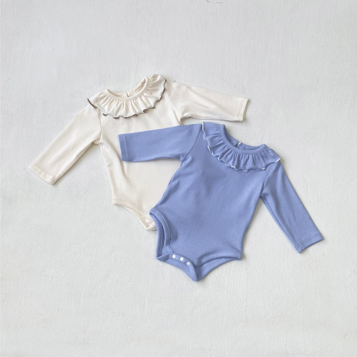 Arrival Autumn and Spring Baby Girls Simple Solid Color Long Sleeves Bodysuit, MyKids-USA®, Bodysuits, MyKids-USA -  -  -  -  -  -  - .