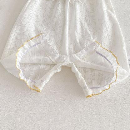 Summer Arrival Baby Girls Short Sleeves Flowers Pattern Rompers, MyKids-USA®, Baby One-Pieces, MyKids-USA -  -  -  -  -  -  - .