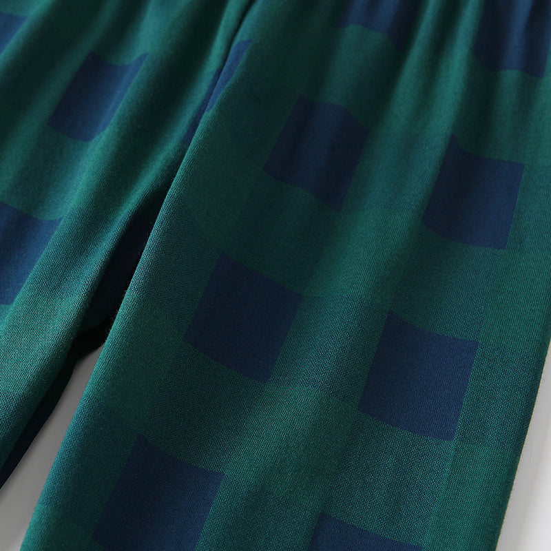 Spring and Autumn Boys Cartoon Pattern Long Sleeves Top and Plaid Pants Clothing Set, MyKids-USA®, Outfit Sets, MyKids-USA -  -  -  -  -  -  - 