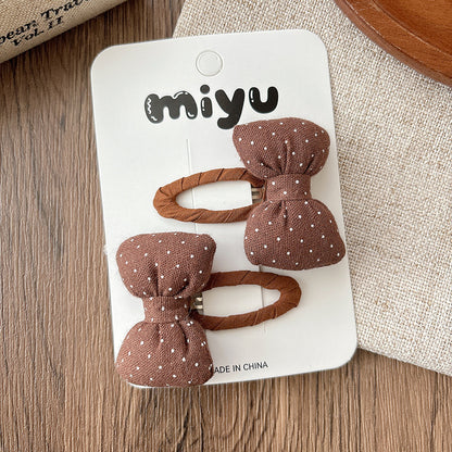 Collection of 2 Versatile Cute Shape Decorated Hair Clips and Hair Ties, MyKids-USA®, Hair Pins, Claws & Clips, MyKids-USA - Size/Age - Average Size (0-12Y） - Color - Grey -  -  - TR2602071151-D.