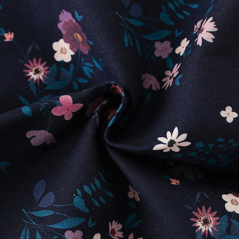 Summer Arrival Floral Pattern Short Sleeves Dress with Lace Trim Neck for Stylish Girls, MyKids-USA®, Baby & Toddler Dresses, MyKids-USA -  -  -  -  -  -  - 