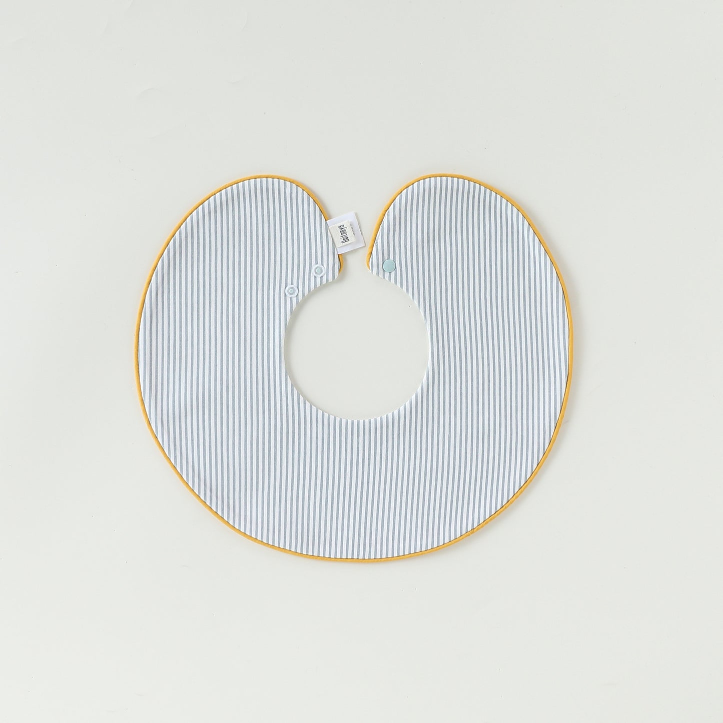 Adorable Simple Pattern Cotton Snap-on Round Shaped Bib, MyKids-USA®, Bibs, MyKids-USA - Size/Age - M (1-3Y) - Color - Blue -  -  - TR2601301811-B.