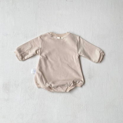 MyKids-USA® Autumn Arrival Baby Kids Long Sleeves Teddy Bear and Letters Pattern Bodysuit