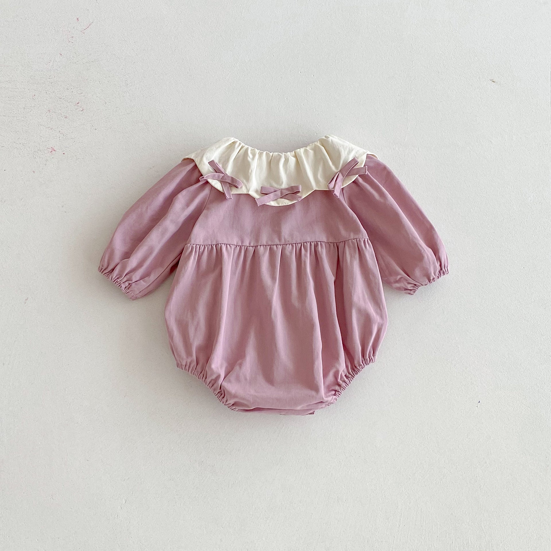 Autumn Baby Kids Girls Butterfly-bows Pattern Long-sleeved Purple Onesies and Dress – Princess Sister Matching Set, MyKids-USA®, Baby & Toddler Dresses, MyKids-USA - Size/Age - 66 (3-6M) - Color - Purple -  -  - TR2509212336-A