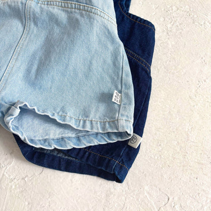 Summer Arrival Baby Kids Unisex Sleeveless Solid Color Denim Strap Overalls and White T-Shirt Clothing Set, MyKids-USA®, Baby & Toddler Outfits, MyKids-USA -  -  -  -  -  -  - 