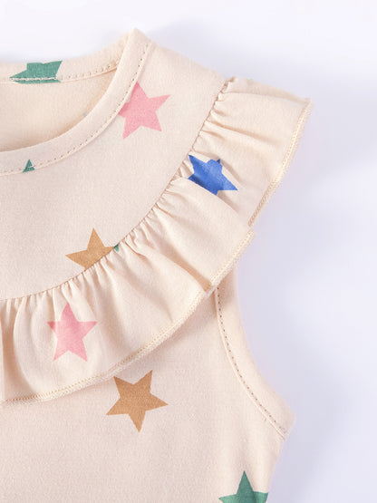 Summer Arrival Stars Pattern Sleeveless Dress for Stylish Girls, MyKids-USA®, Baby & Children's Dresses, MyKids-USA -  -  -  -  -  -  - .