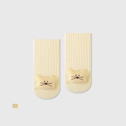 Autumn and Winter Baby Unisex Breathable Simple Animals Pattern Cute Socks, MyKids-USA®, Baby & Toddler Socks & Tights, MyKids-USA - Size/Age - XS (0-6M) - Color - Yellow -  -  - TR2511172159-E