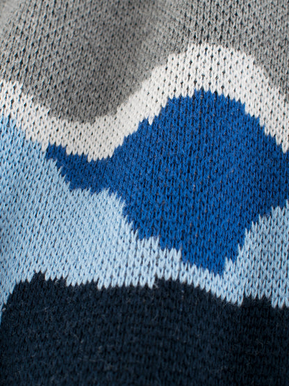 Baby Boy Kids Color Patchwork Crew Neck Long Sleeves Knitwear Pullover, MyKids-USA®, Baby & Toddler Outerwear, MyKids-USA -  -  -  -  -  -  - 