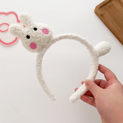 Adorable Cartoon 3D Plush Bunny Creative Headband