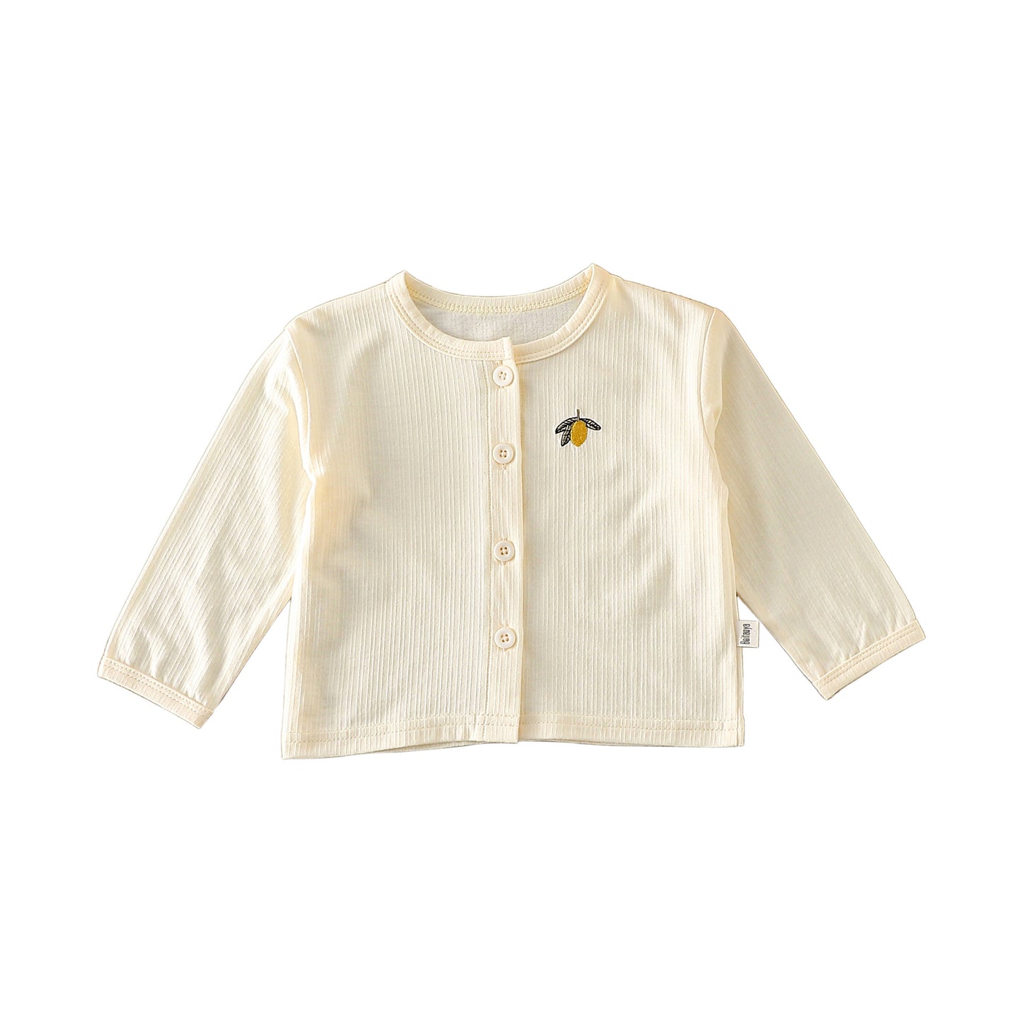 Summer Arrival Baby Kids Unisex Comfortable Simple Logo Thin Knitted Long Sleeves Cardigan, MyKids-USA®, Cardigans, MyKids-USA - Size/Age - 73 (6-9M) - Color - Beige -  -  - TR2504292005-A