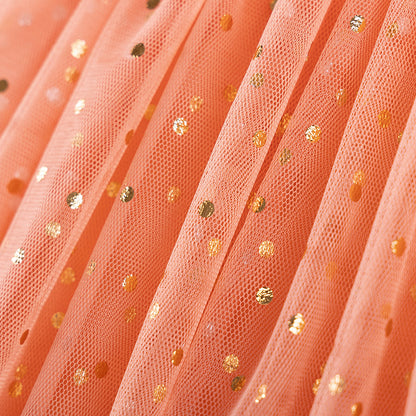 Autumn and Spring Arrival Animals Cartoon and Dots Pattern Tulle Patchwork Long Sleeves Dress for Stylish Girls, MyKids-USA®, Baby & Toddler Dresses, MyKids-USA -  -  -  -  -  -  - 