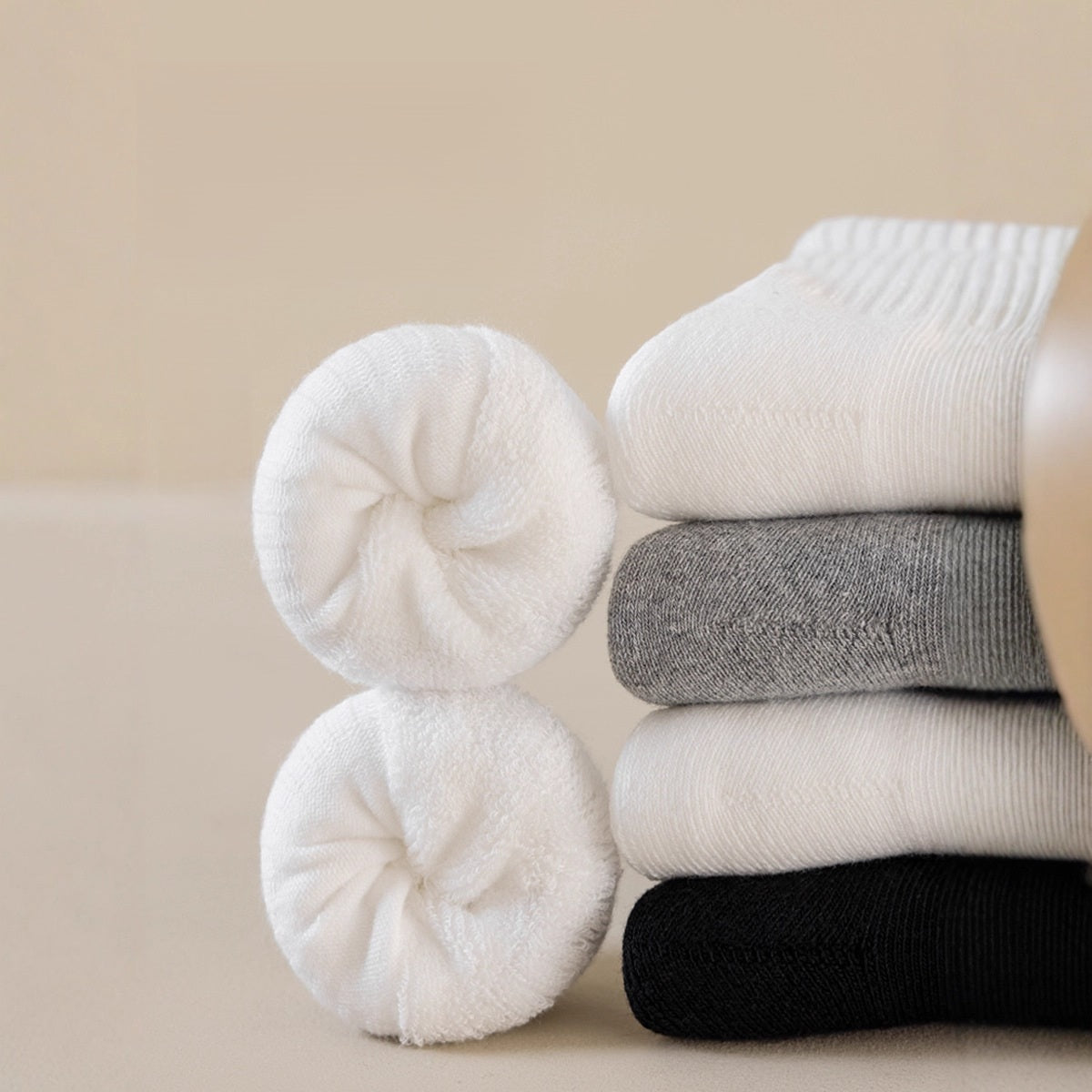 Autumn and Winter Arrival Baby Unisex Breathable Solid Color Warm Casual Socks 1 Lot=3-Pair Set, MyKids-USA®, Baby & Toddler Socks & Tights, MyKids-USA -  -  -  -  -  -  - .