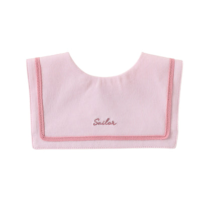 Adorable Letters Pattern Snap-on Square Shaped Bib, MyKids-USA®, Bibs, MyKids-USA - Size/Age - S (0-3Y) - Color - Pink -  -  - TR2605232251-C.