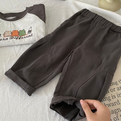 Autumn and Spring Arrival Casual American Style Plain Pants, MyKids-USA®, Trousers, MyKids-USA -  -  -  -  -  -  - 