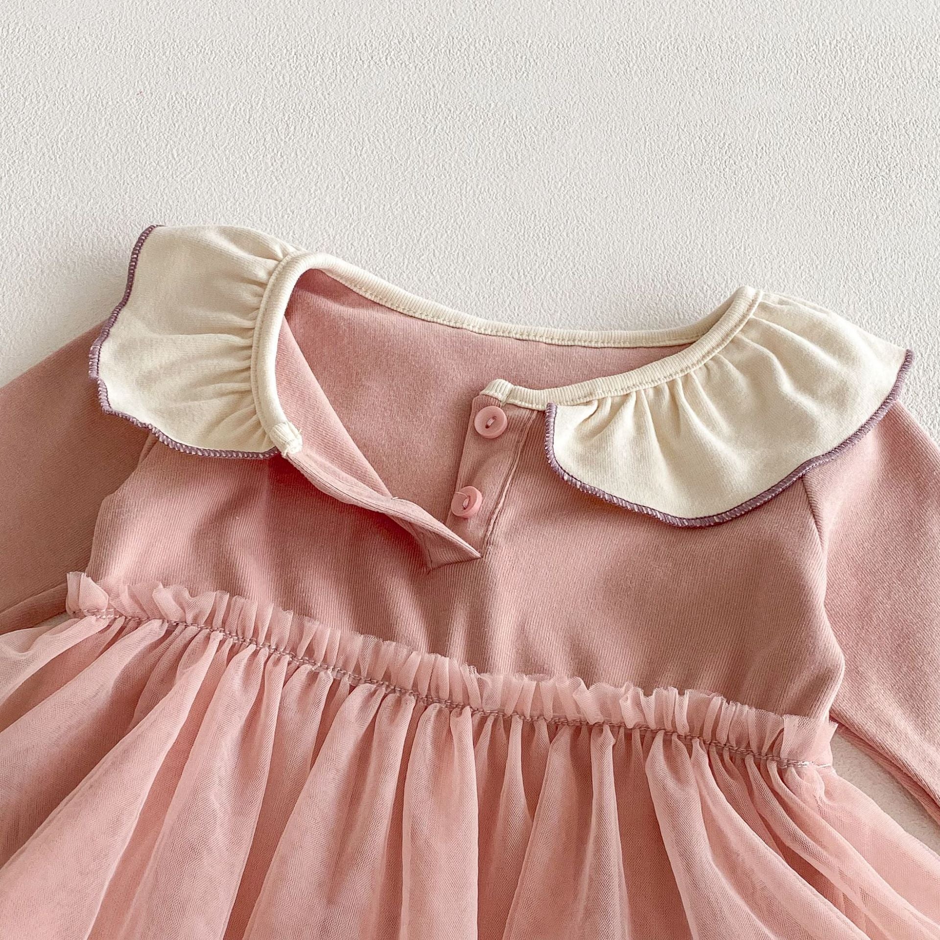 Autumn Arrival Baby Kids Girls Color Patchwork Long-sleeved Onesies and Rompers – Princess Sister Matching Set, MyKids-USA®, Baby & Toddler Outfits, MyKids-USA -  -  -  -  -  -  - 