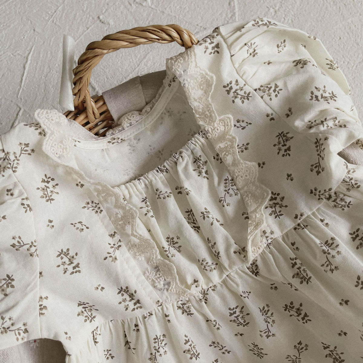 MyKids-USA® Autumn Arrival Baby Kids Girls Princess Long Sleeves Square Neck Floral Dress