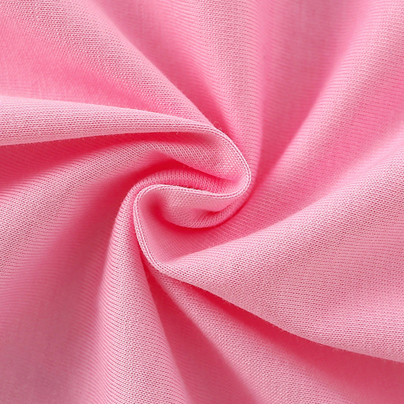 Summer Arrival Girls’ Flowers and Rabbit Pattern Short Sleeves T-shirt in European and American Style, MyKids-USA®, T-Shirts, MyKids-USA -  -  -  -  -  -  - 