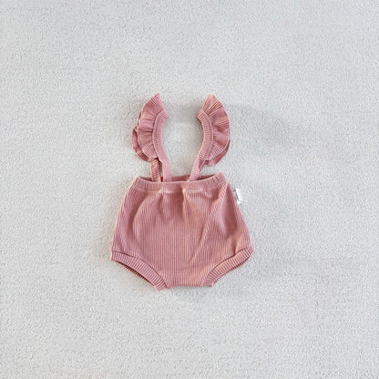 Autumn Arrival Baby Unisex Sleeveless Onesies Overalls, MyKids-USA®, Baby & Toddler Outfits, MyKids-USA - Size/Age - 66 (3-6M) - Color - Pink -  -  - TR2511112318-D