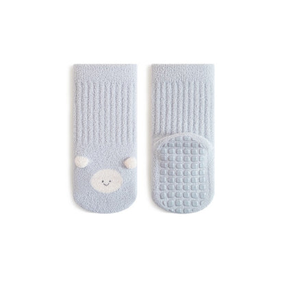 Autumn and Winter Baby Unisex Breathable Simple Cartoon Pattern Thick Socks, MyKids-USA®, Baby & Toddler Socks & Tights, MyKids-USA - Size/Age - S (0-1Y) - Color - Blue -  -  - TR2512301352-A.