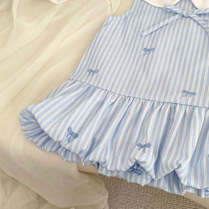 Summer Arrival Baby Girls Sleeveless Striped Dress, MyKids-USA®, Baby & Children's Dresses, MyKids-USA -  -  -  -  -  -  - .