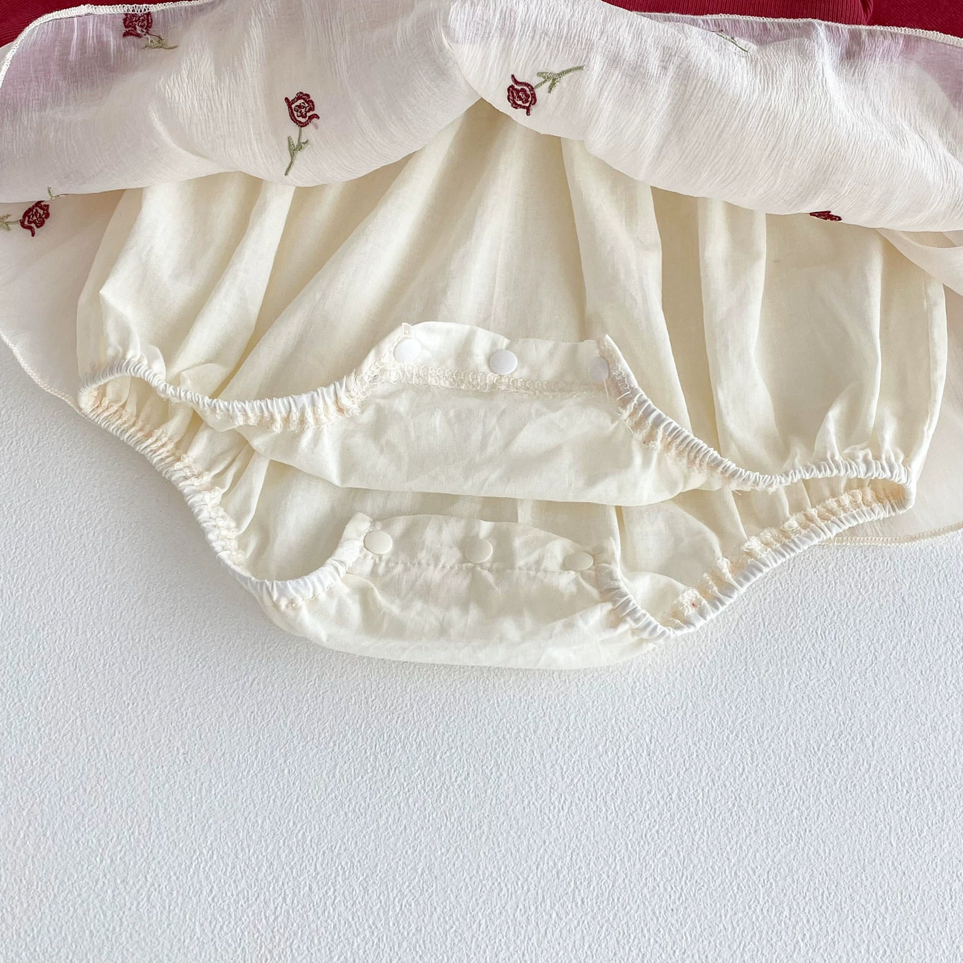 Autumn Arrival Baby Girls Long Sleeves Flowers Embroidered Pattern Color Patchwork Onesies, MyKids-USA®, Baby & Toddler Dresses, MyKids-USA -  -  -  -  -  -  - 