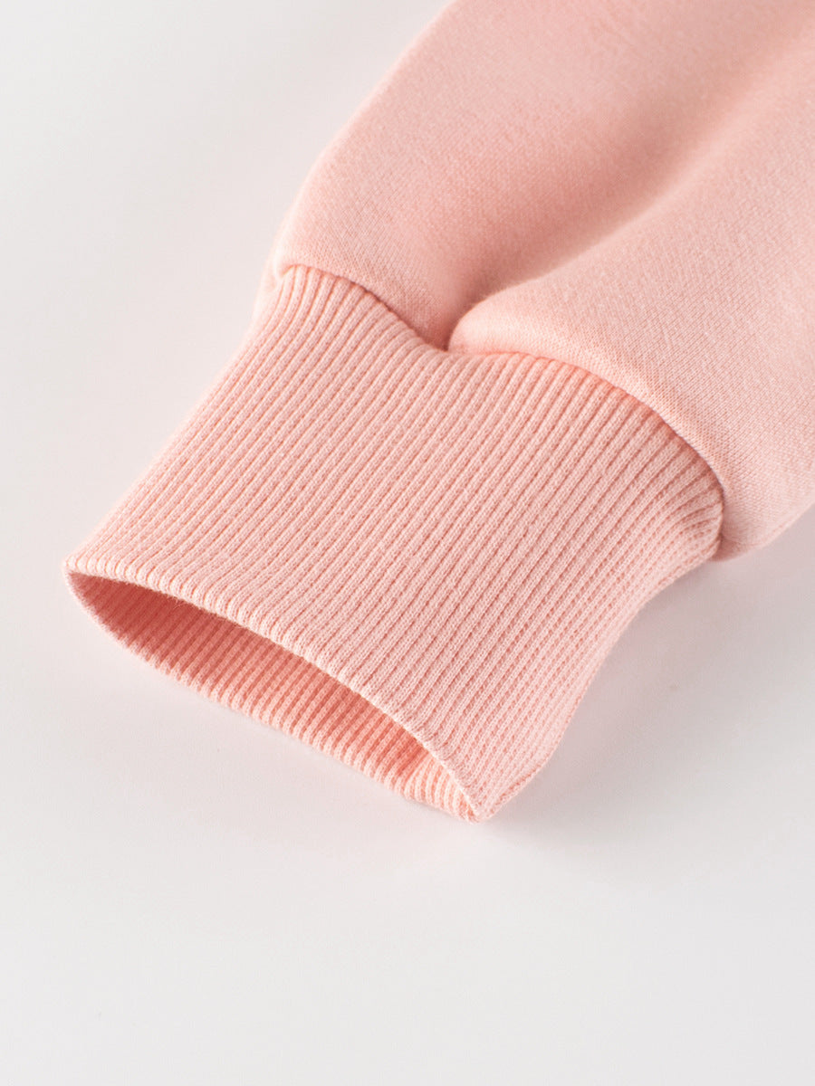 Arrival Girls Cartoon Print Crew Neck Long Sleeves Color Patchwork Sweatshirt, MyKids-USA®, Baby & Toddler Outerwear, MyKids-USA -  -  -  -  -  -  - 