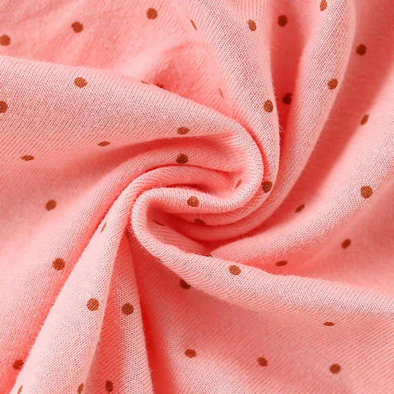 Summer Arrival Rabbit and Dots Pattern Short Sleeves Cute Dress for Stylish Girls, MyKids-USA®, Baby & Toddler Dresses, MyKids-USA -  -  -  -  -  -  - 