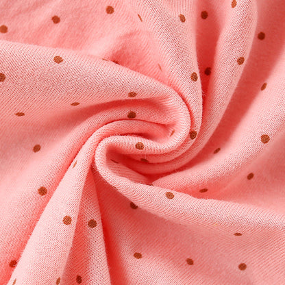 Summer Arrival Rabbit and Dots Pattern Short Sleeves Cute Dress for Stylish Girls, MyKids-USA®, Baby & Toddler Dresses, MyKids-USA -  -  -  -  -  -  - 