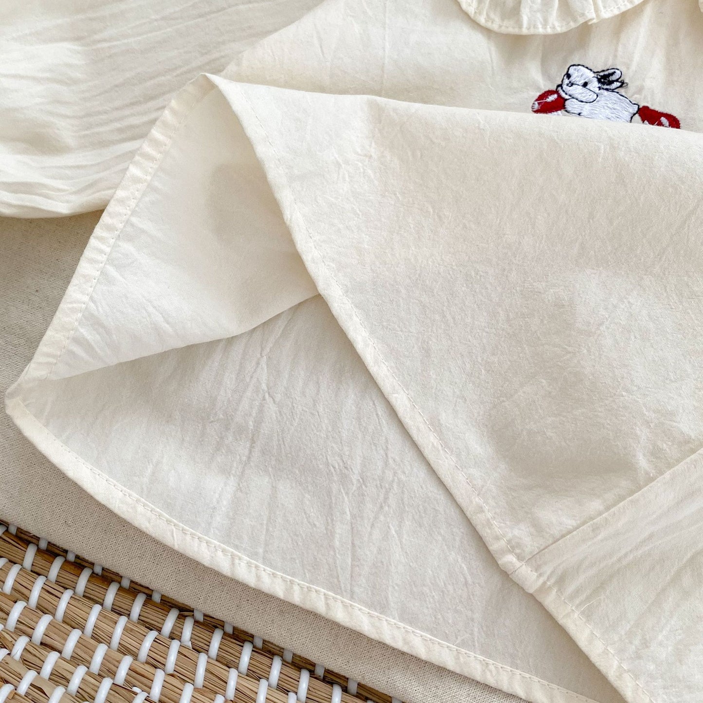 Autumn Arrival Baby Kids Girls Comfortable Simple Rabbits and Vegetable Pattern Long Sleeves Top Shirt with Collar, MyKids-USA®, Baby & Toddler Outerwear, MyKids-USA -  -  -  -  -  -  - 