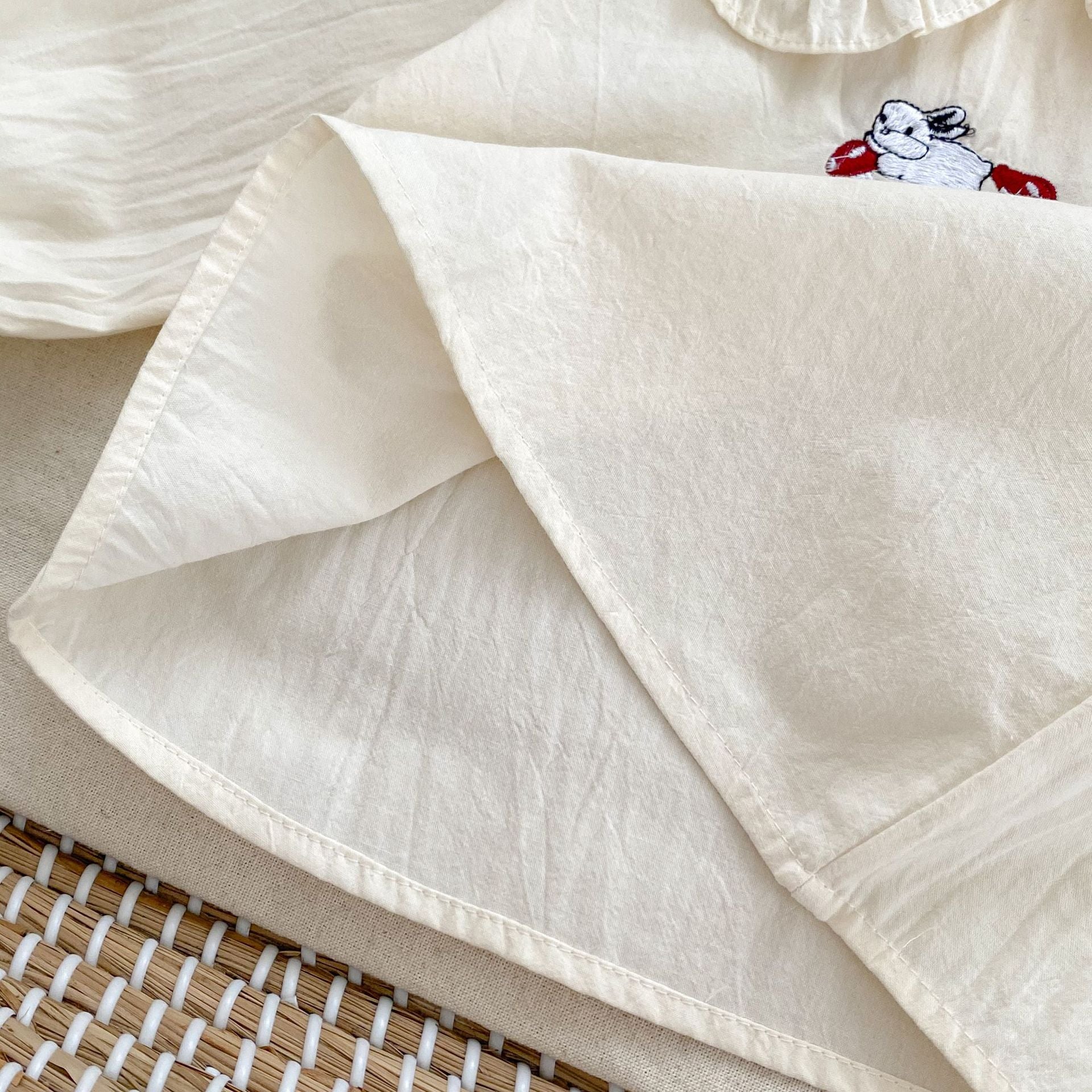 Autumn Arrival Baby Kids Girls Comfortable Simple Rabbits and Vegetable Pattern Long Sleeves Top Shirt with Collar, MyKids-USA®, Baby & Toddler Outerwear, MyKids-USA -  -  -  -  -  -  - 