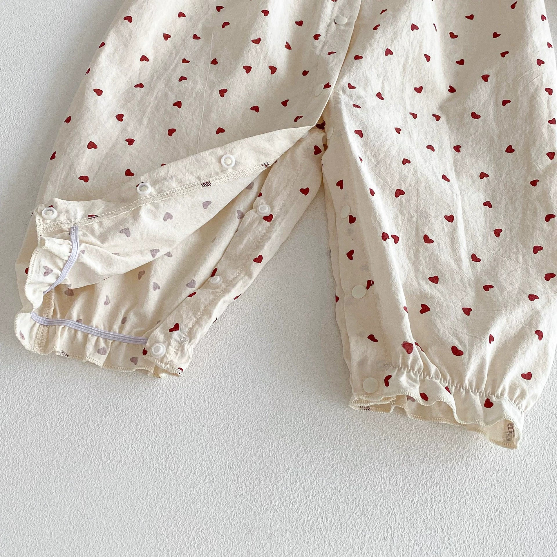 Autumn Arrival Baby Girls Long Sleeves Hearts Pattern Rompers, MyKids-USA®, Baby One-Pieces, MyKids-USA -  -  -  -  -  -  - 