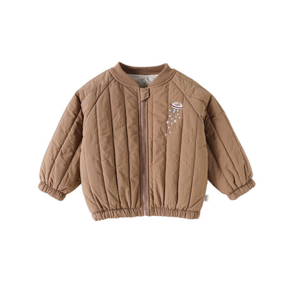 Arrival Winter Baby Kids Unisex Cartoon Embroidered Pattern Coat, MyKids-USA®, Baby & Toddler Coats & Jackets, MyKids-USA - Size/Age - 80 (9-12M) - Color - Coffee -  -  - TR2512270929-C.