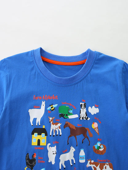 Arrival Summer Baby Kids Boys Short Sleeves Cartoon Pattern T-shirt and Shorts Clothing Set, MyKids-USA®, Baby & Children's Outfits, MyKids-USA -  -  -  -  -  -  - .
