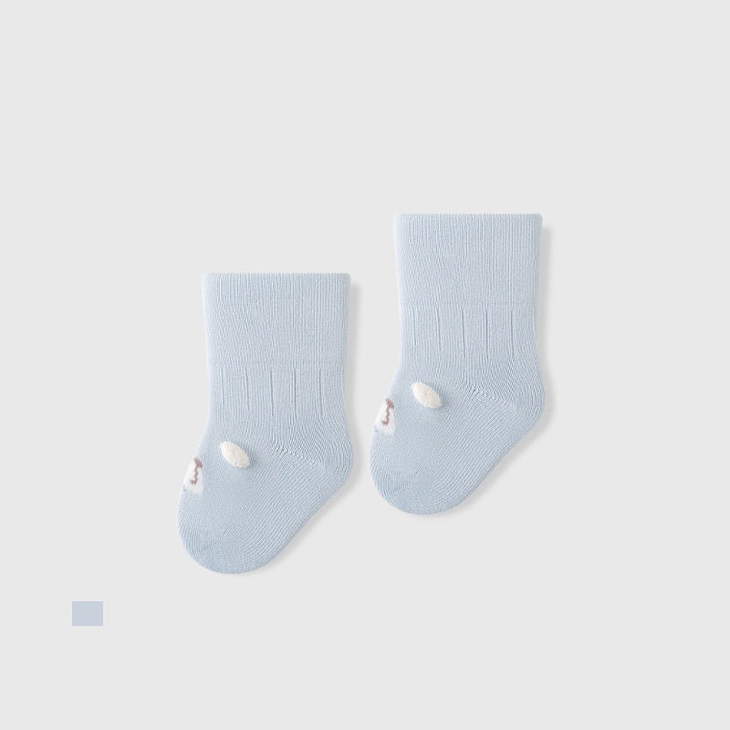 Autumn and Spring Baby Unisex Breathable Simple Cartoon Pattern Socks, MyKids-USA®, Baby & Toddler Socks & Tights, MyKids-USA - Size/Age - XS (0-6M) - Color - Blue -  -  - TR2511222323-B