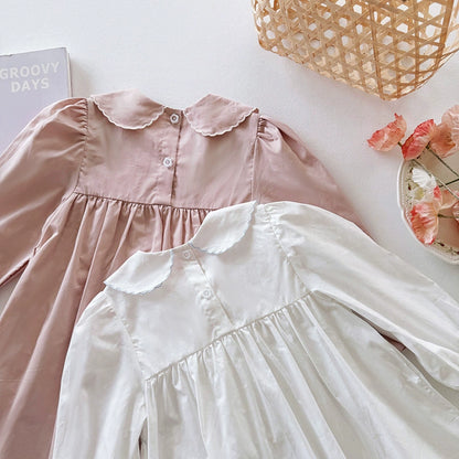 Arrival Autumn Girls Butterfly-bows Embroidery Pattern Long Sleeves Dress, MyKids-USA®, Baby & Toddler Dresses, MyKids-USA -  -  -  -  -  -  - 