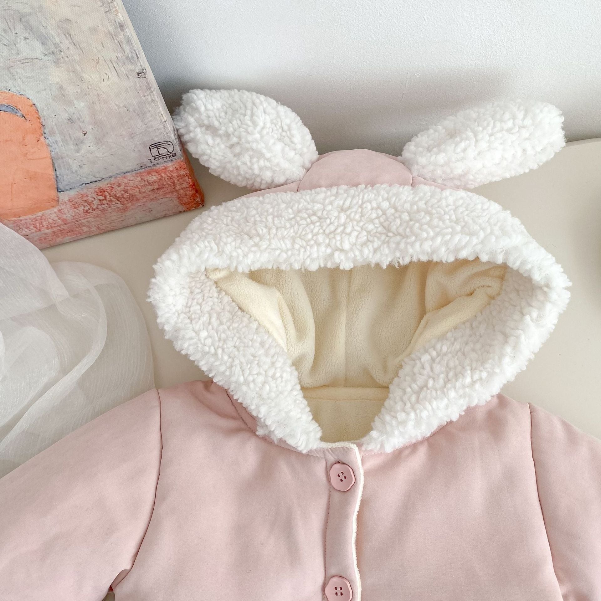 Winter Arrival Baby Kids Girls Rabbits Pattern Long Sleeves Fleece-Lined Coat, MyKids-USA®, Baby & Toddler Coats & Jackets, MyKids-USA -  -  -  -  -  -  - 